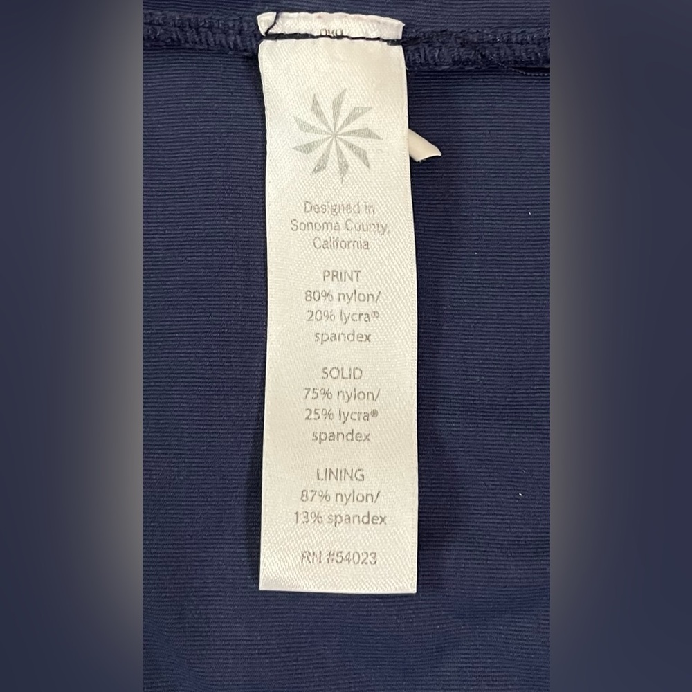 Athleta Color Block Racerback Swim Dress size S - Picture 11 of 13
